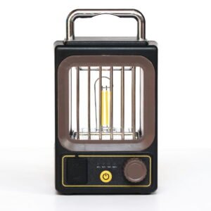 HS-8039 GIG SHEEN solar camping light front view with dimmable feature and portable design