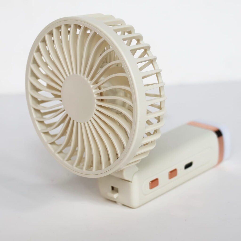 JY-2517 portable fan folded compact design for travel and outdoor use
