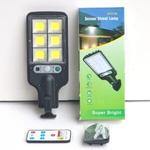solar wall light package box with remote control and accessories